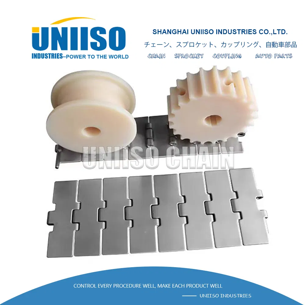 Durable Stainless Steel SUS403 Flat Top Chain for Food Processing