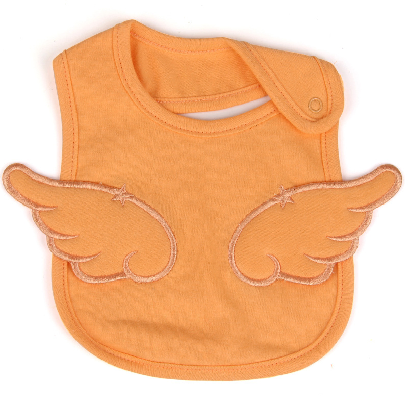 Saliva Towel Factory Spot Cotton Baby Products Embroidery Kids Anti-Dirty Waterproof Bib