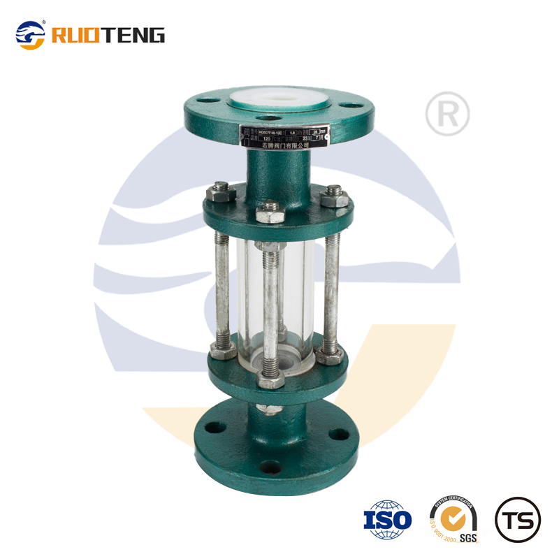 [Ruoteng] Top-Quality Industry PTFE ANSI 150lb 1.6MPa Wcb Glass Tube Flange Mirror Sight Glass