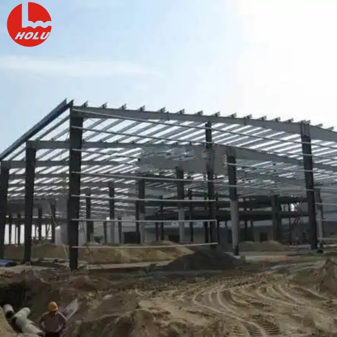 China Factory-Assembled Modular Design Prefabricated/Prefab Frame Metal Construction Light Steel Structure for Office, Workshop & Warehouse Building