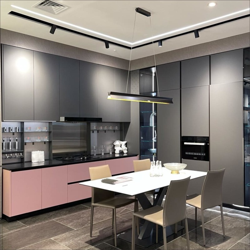 Stylish Multi-Functional Cabinet with Adjustable Shelves and Doors