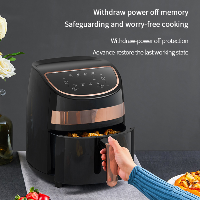 Air Fryer From Touch Screen Design Deerma Air Fryer