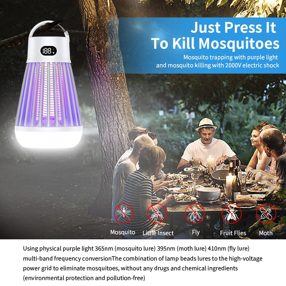 Electric Trap Mosquito Killing Control Lamp