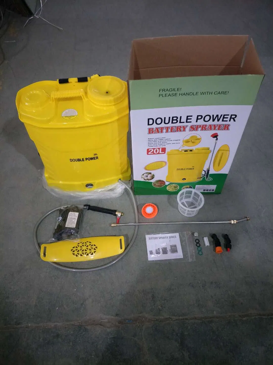 16L 20L Battery Power Knapsack Sprayer PP Material Knapsack Sprayer
