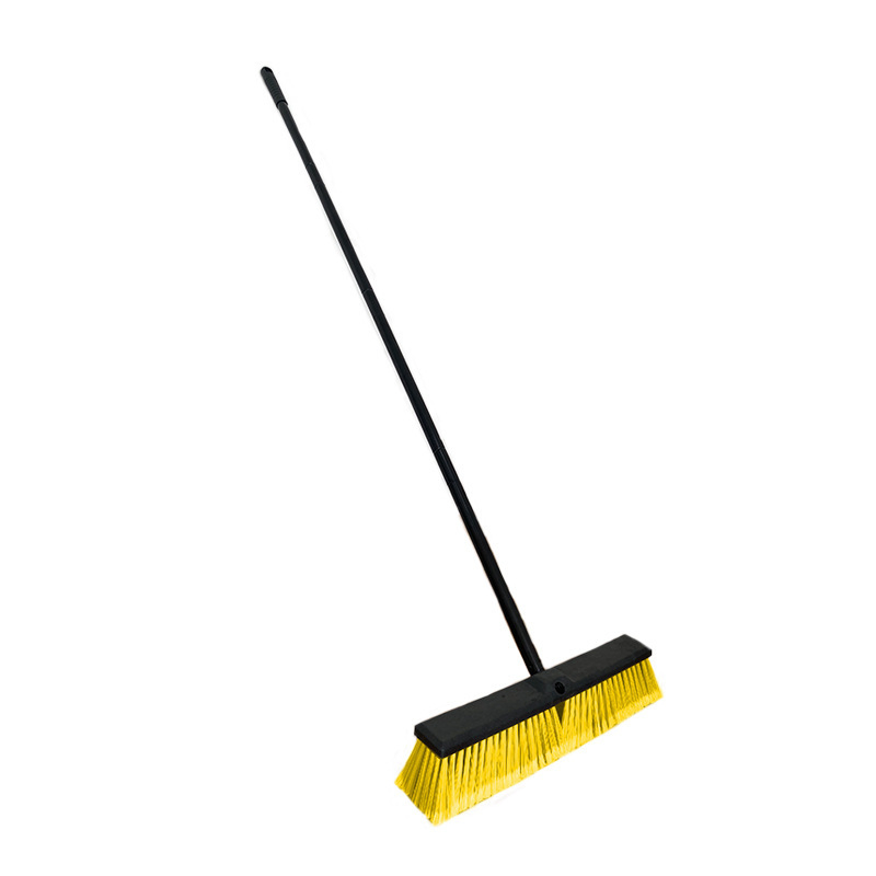 Esun Long Handle Stiff Bristles Heavy-Duty Outdoor Commercial Broom for Cleaning Bathroom