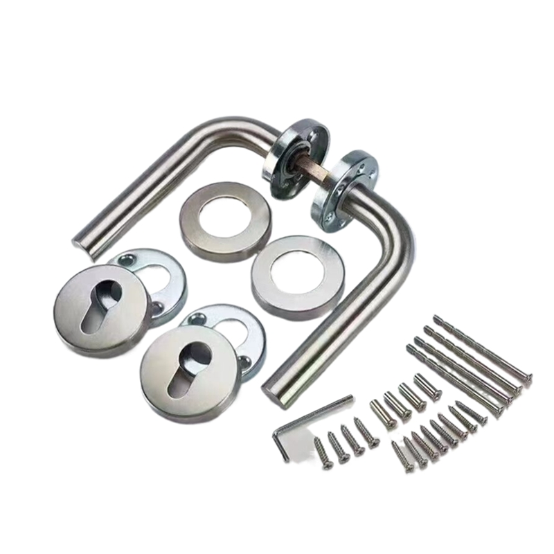 Durable Stainless Steel Split Door Handle with Anti-Theft Design
