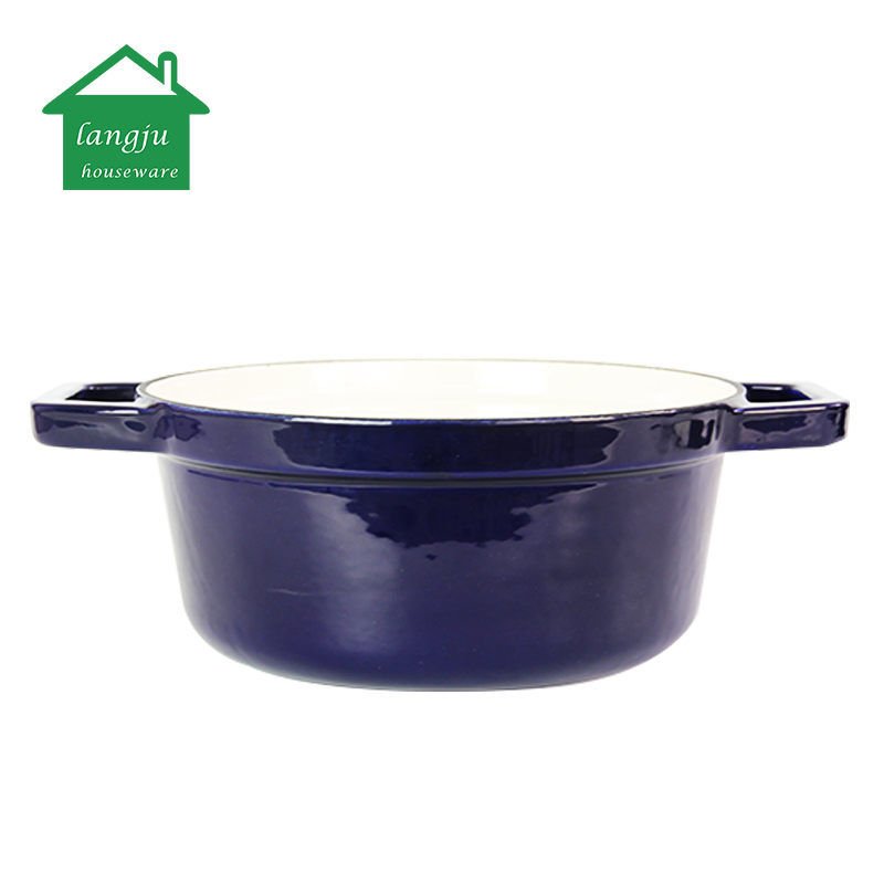 Hot Sale Safety Eco-Friendly Round Cast Iron Enamel Casserole