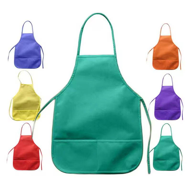 Custom Disposable Waterproof Kitchen Apron Logo for Advertising Restaurant