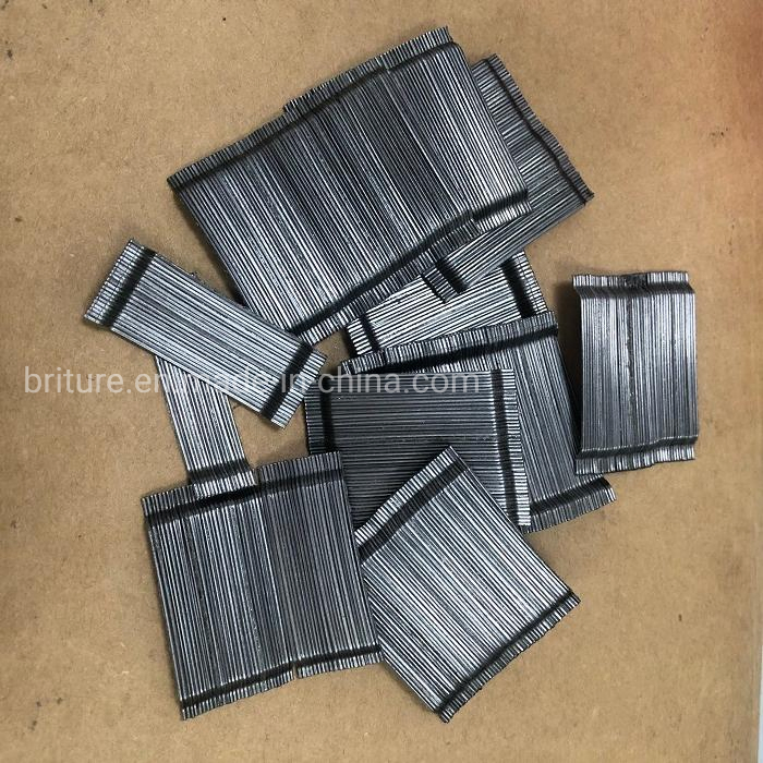 CE Certified End Hooked High Strength 1500 MPa Glued Steel Fiber for Concrete