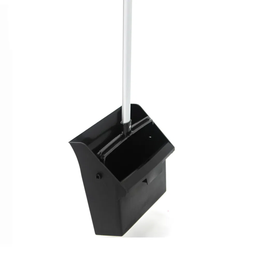 New Plastic Lobby Dustpan Broom with Long Handle Windproof Dustpan Brush
