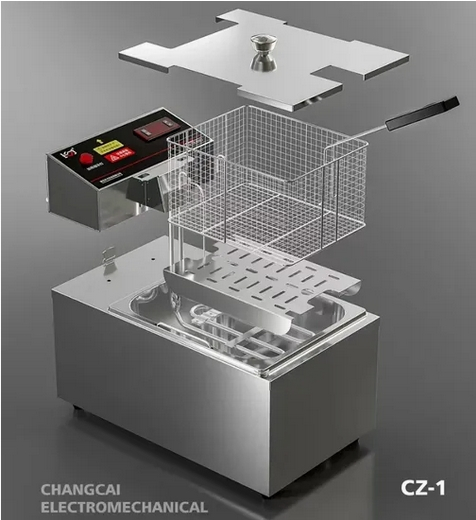 Commerical Stainless Steel Double Pot Deep Fryer Electric Potato Deep Fryer