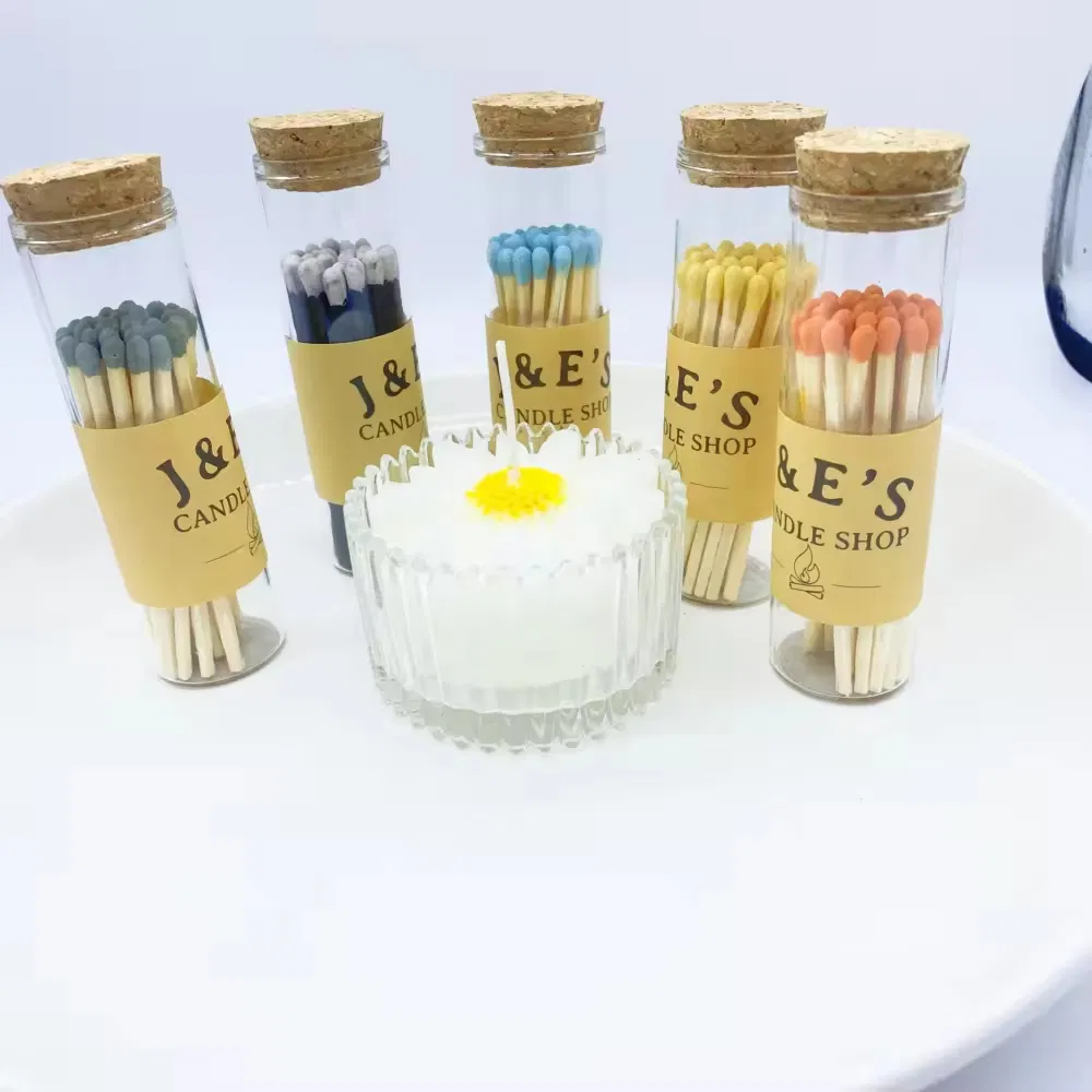 Wholesale Custom Safety Matches in Bulk Luxury Coloured Bottle Matchst