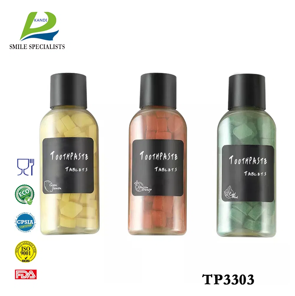 Teeth Whitening & Sensiv Toothpaste Chewable Tablets Organic Mint Coconut Solid Tablets