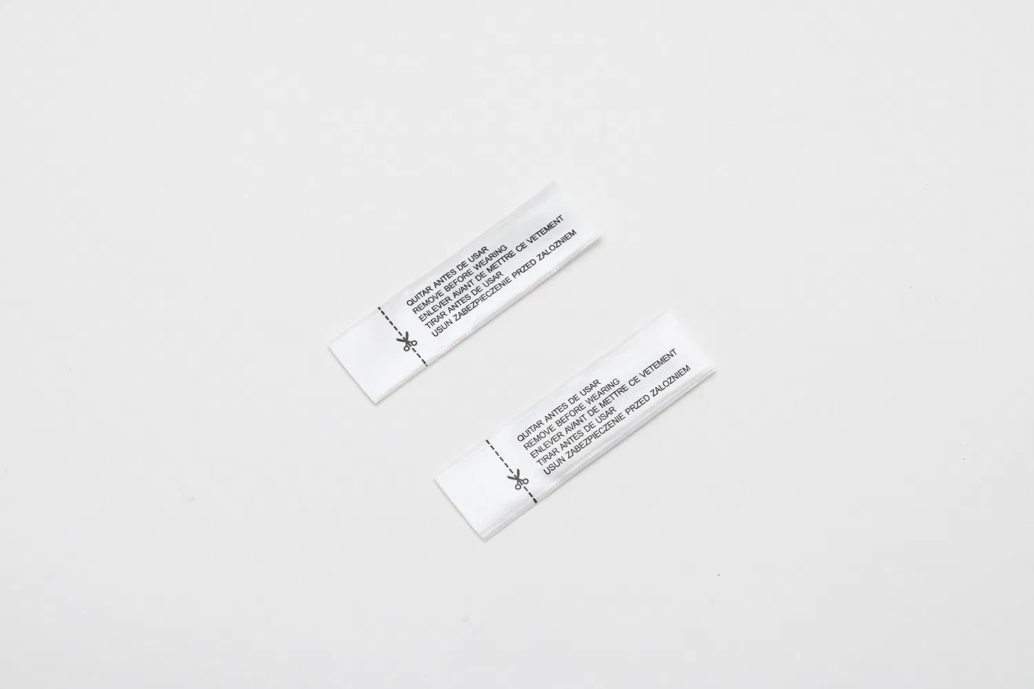 Garment Anti-Theft EAS Woven Labels Textile Rretail Alarming Security Chip Label for Clothes
