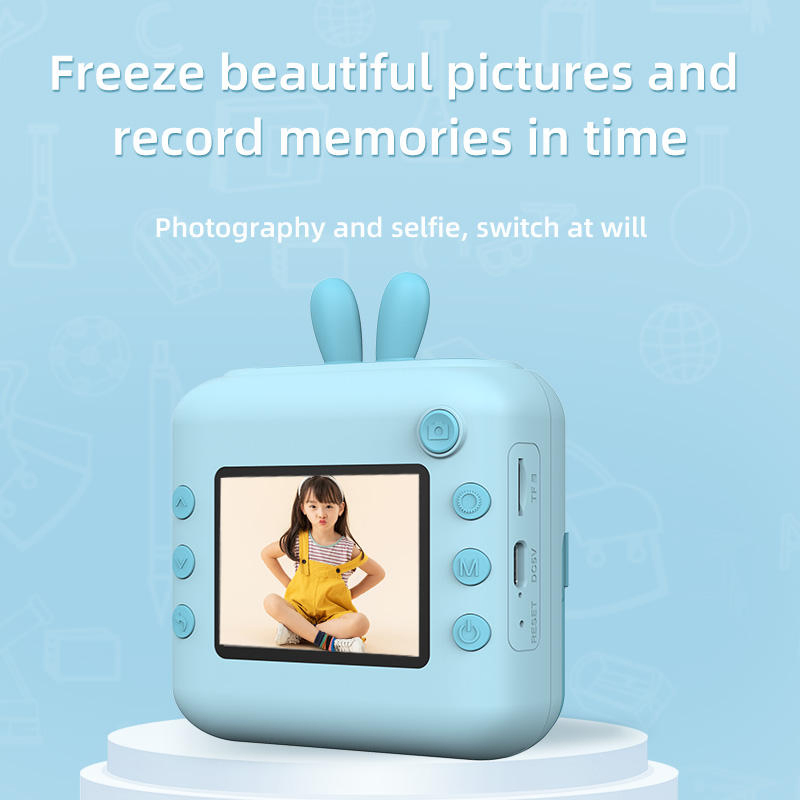 Children Camera with Printer Camera Printing Paper Shoot Instant Print Camera
