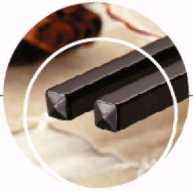 High Quality 27cm Polishing Surface Melamine Chopsticks for Hotel