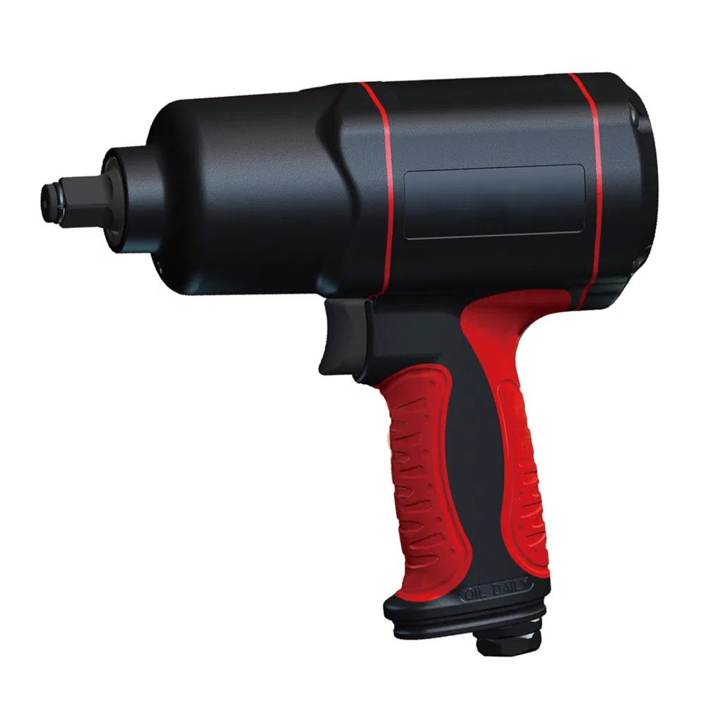 Pneumatic 1/2" Twin Hammer Handle Exhaust Car Repair Wrench