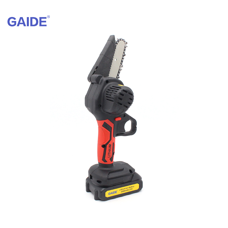 China Factory 4 Inch Good Quality 21V LED Light Mini Chainsaw