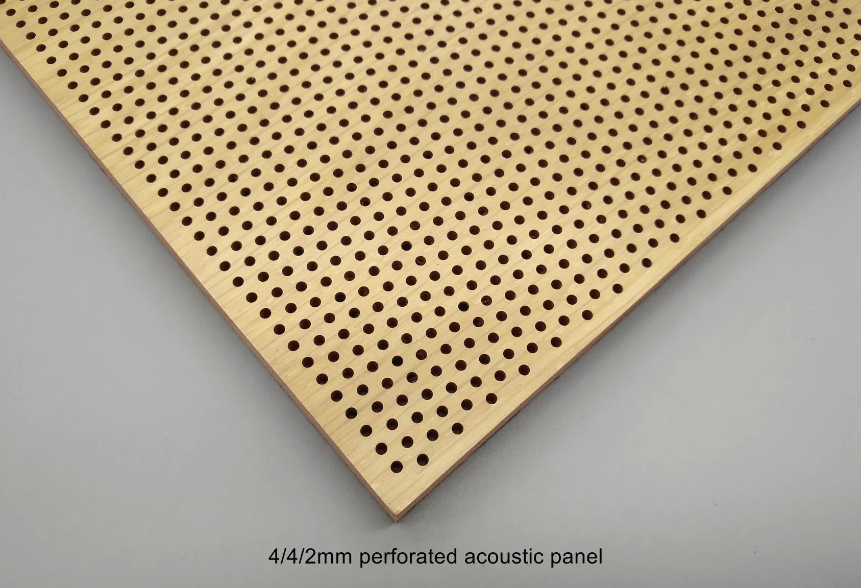 4/4/2mm Perforated MDF Decorative Acoustic Wall Panels Conference Hall Soundproof Board