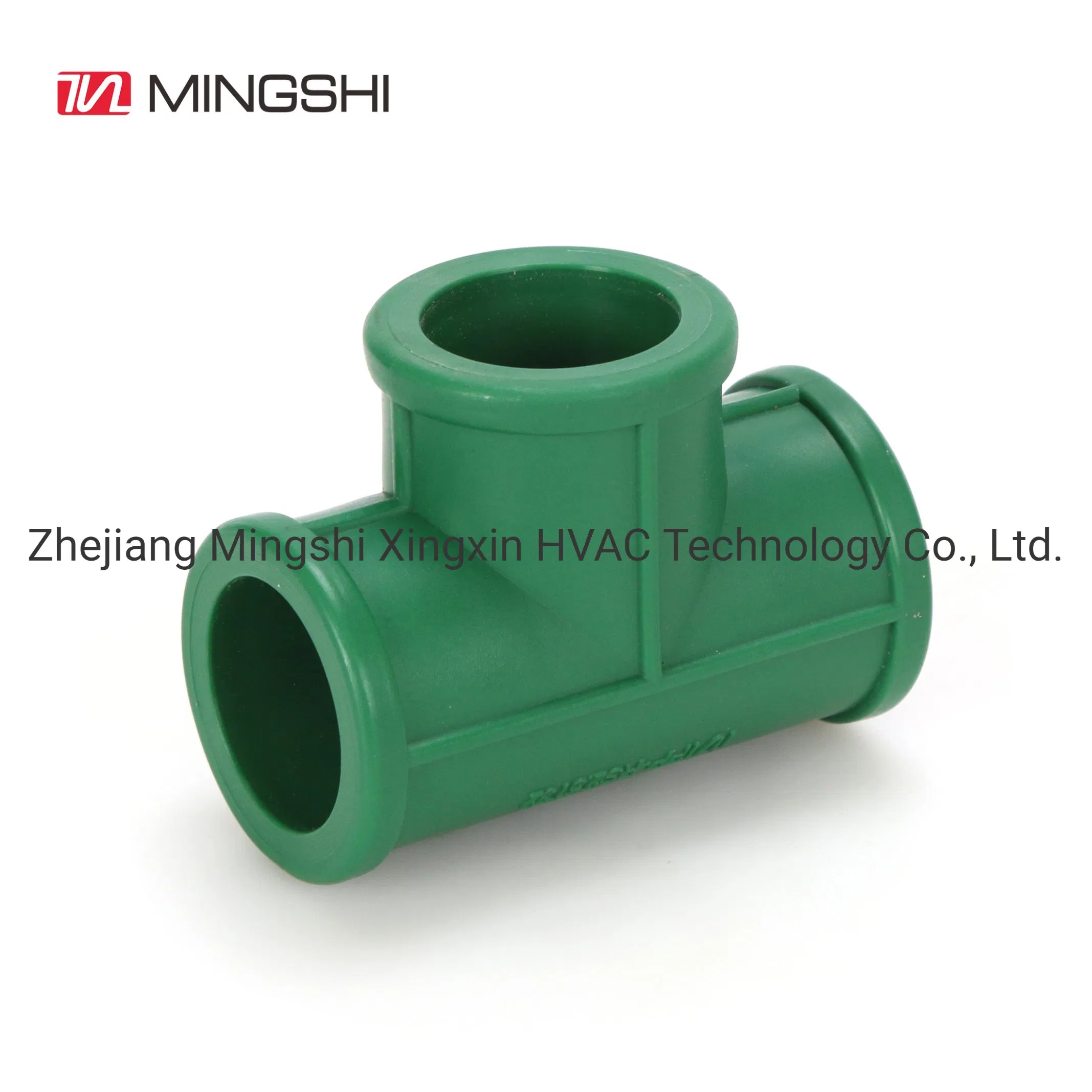 High Standard Plumbing Water Fitting Green White Plumbing Water Fitting Tee PPR Pipe Fittings
