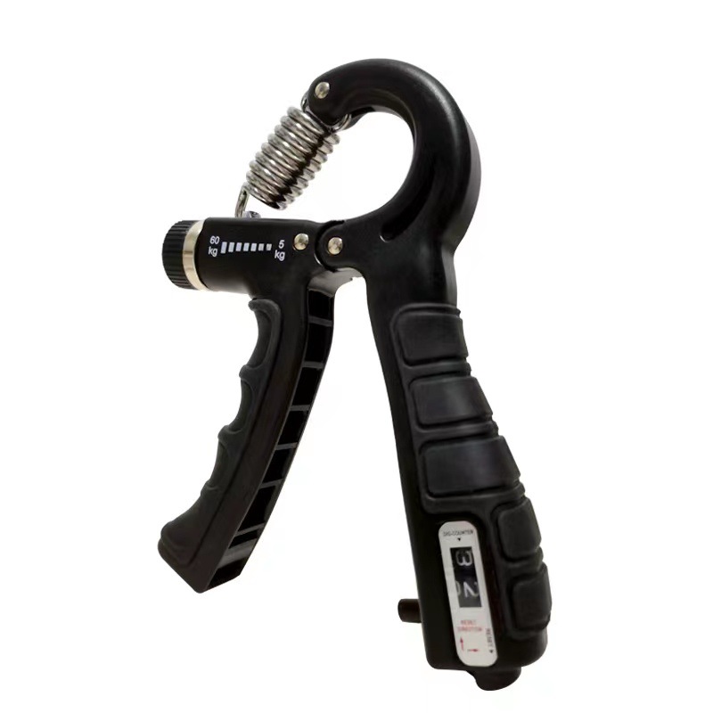 Тренажер для запястья с регулируемым сопротивлением 5-60 кг, счетчиком повторений и усилителем предплечья