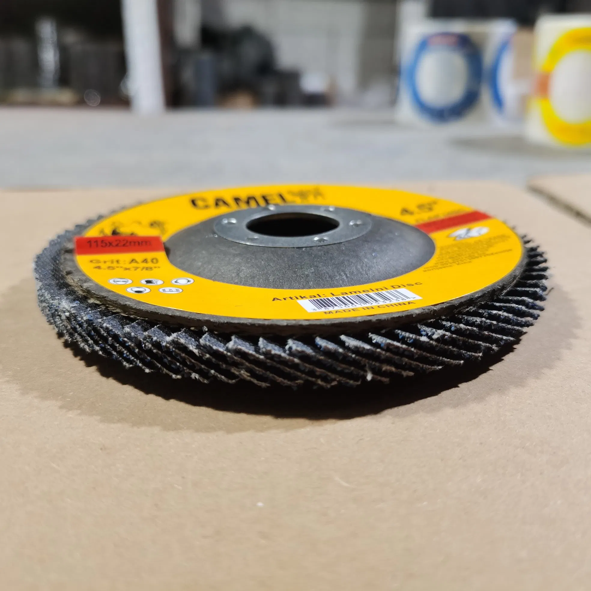 Лепестковый шлифовальный круг 180х22 мм, циркониевый