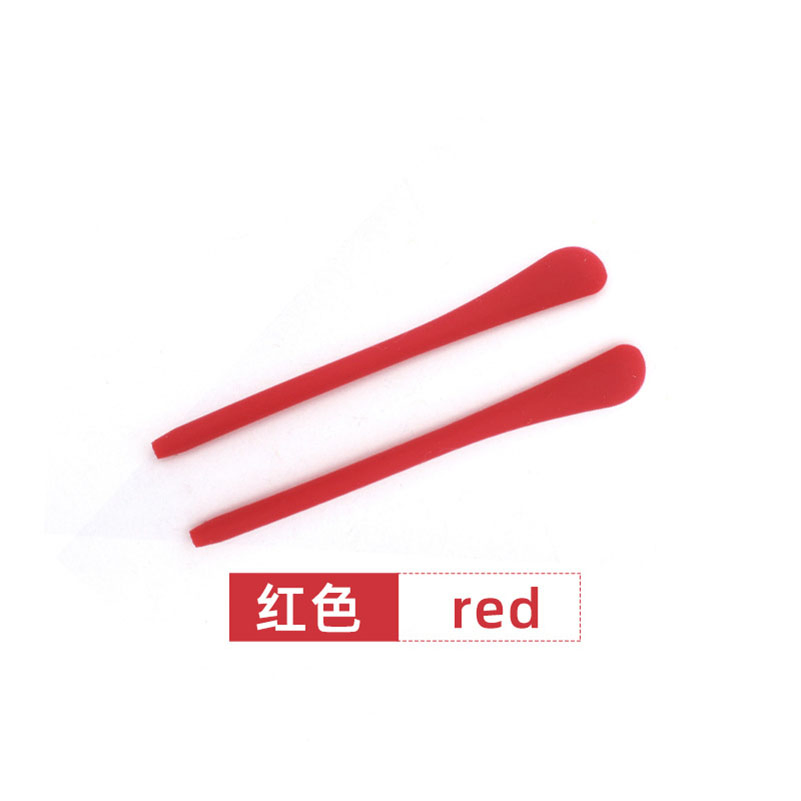 Anti - Slip Soft Durable Multi - Color Silicone Flat - Round Eyeglass Temple Tips