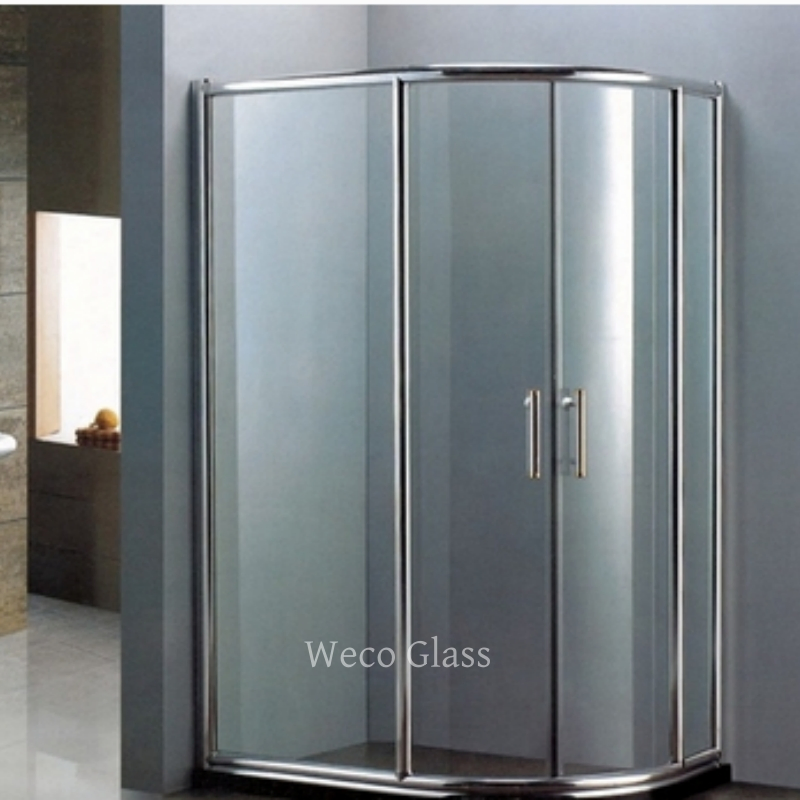 Tempered Clear, Acid, Figured Door Shower Room Shower Cabin Glass