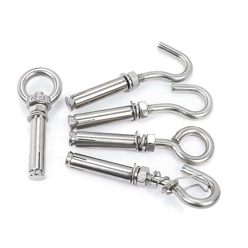 Decorative Hanger Bolt Eye Expansion Screws Hook Stainless Steel Eye Bolt