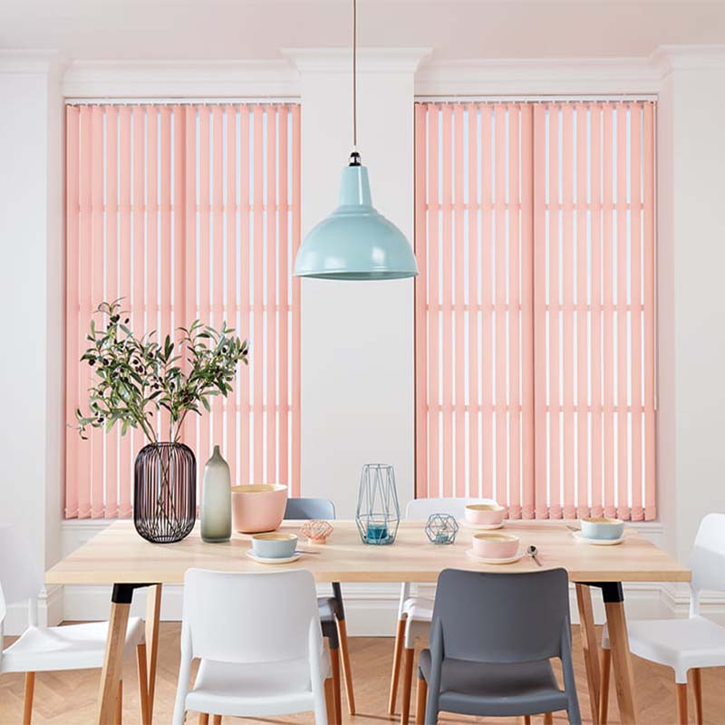 Wide Window Blinds PVC 3.5" Venetian Vertical Blinds Indoor Shading