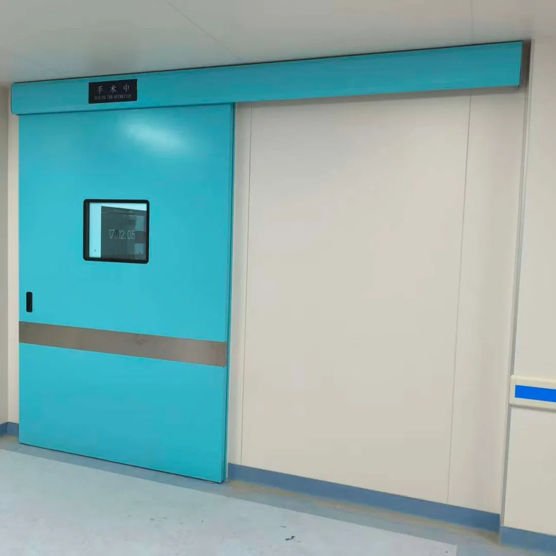 Bacteria-Blocking Impact-Absorbing Sliding Door Operating Room Door