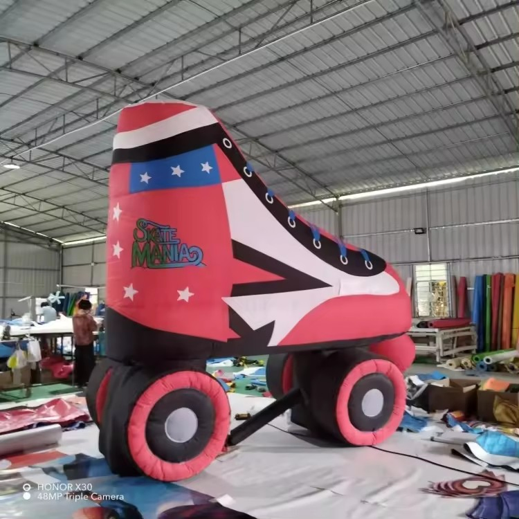 Inflatable Roller Skate Balloon Shoes Model for Advertising Inflatable Shoe