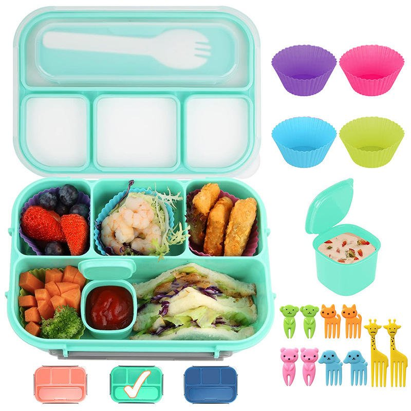 Sleek Portable Large-Capacity Microwave-Safe Lunch Box for School