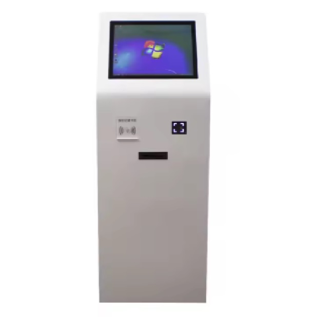 21.5 Inch Capacitive Touch Screen Self Service Payment Kiosk Floor Stand Cash Register Kiosk