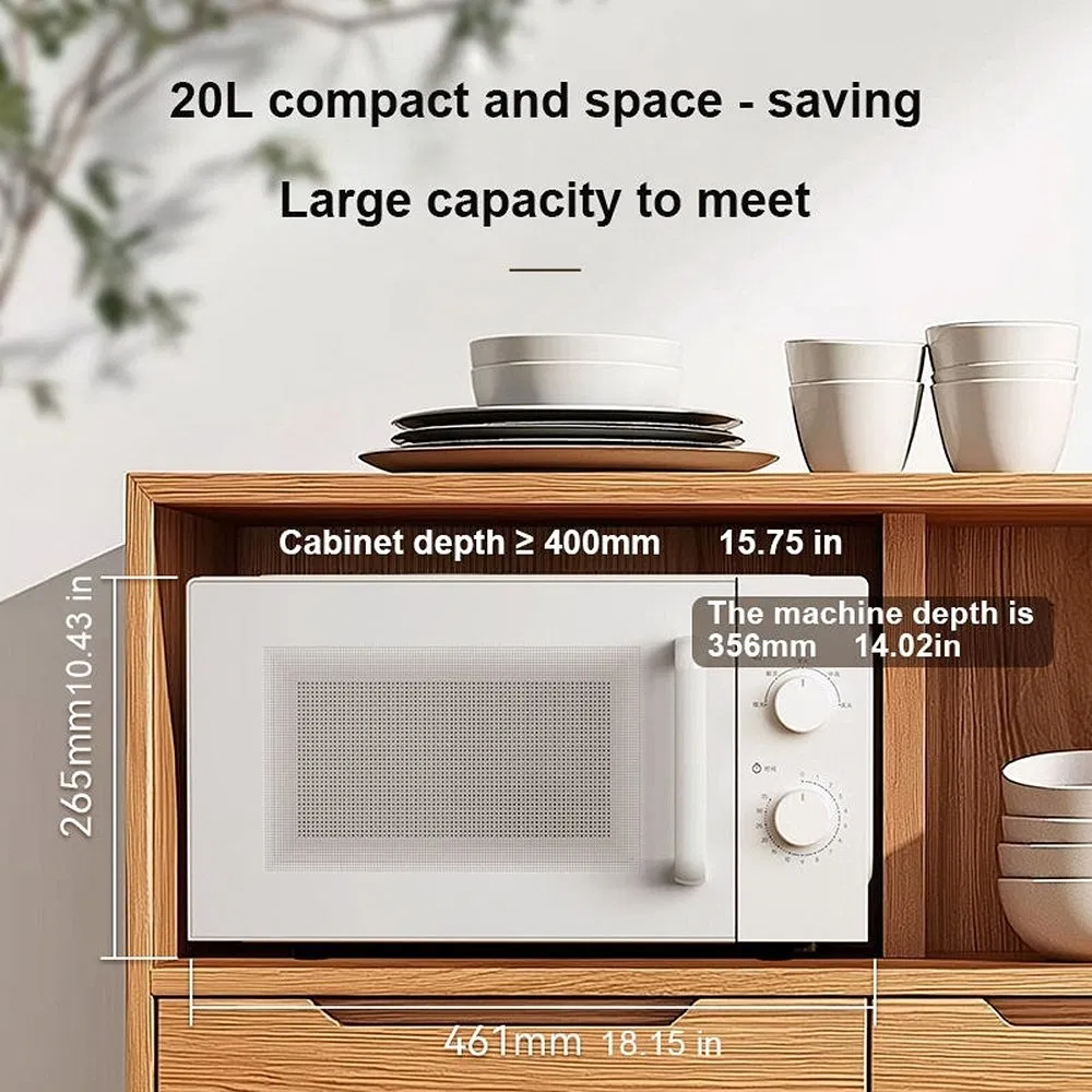 Commercial Restaurant Hot Air Convection White Electric Microwave Vacuum Oven