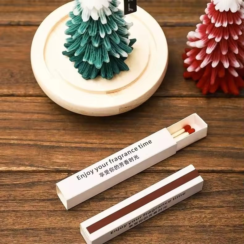 New Selection of Creative and Elegant Matches Long Extended Matches Customized Print Aromatherapy Candle Matches
