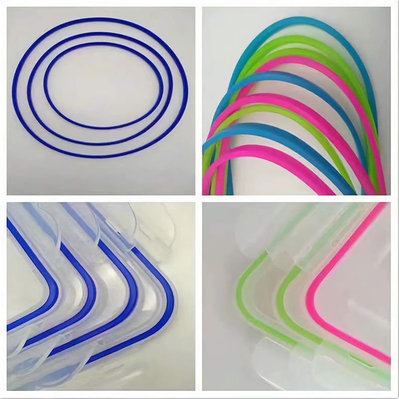 High-Temperature Resistant Food-Grade Silicone Lunch Box Sealing Ring, Waterproof O-Ring, Silicone Sealing Strip