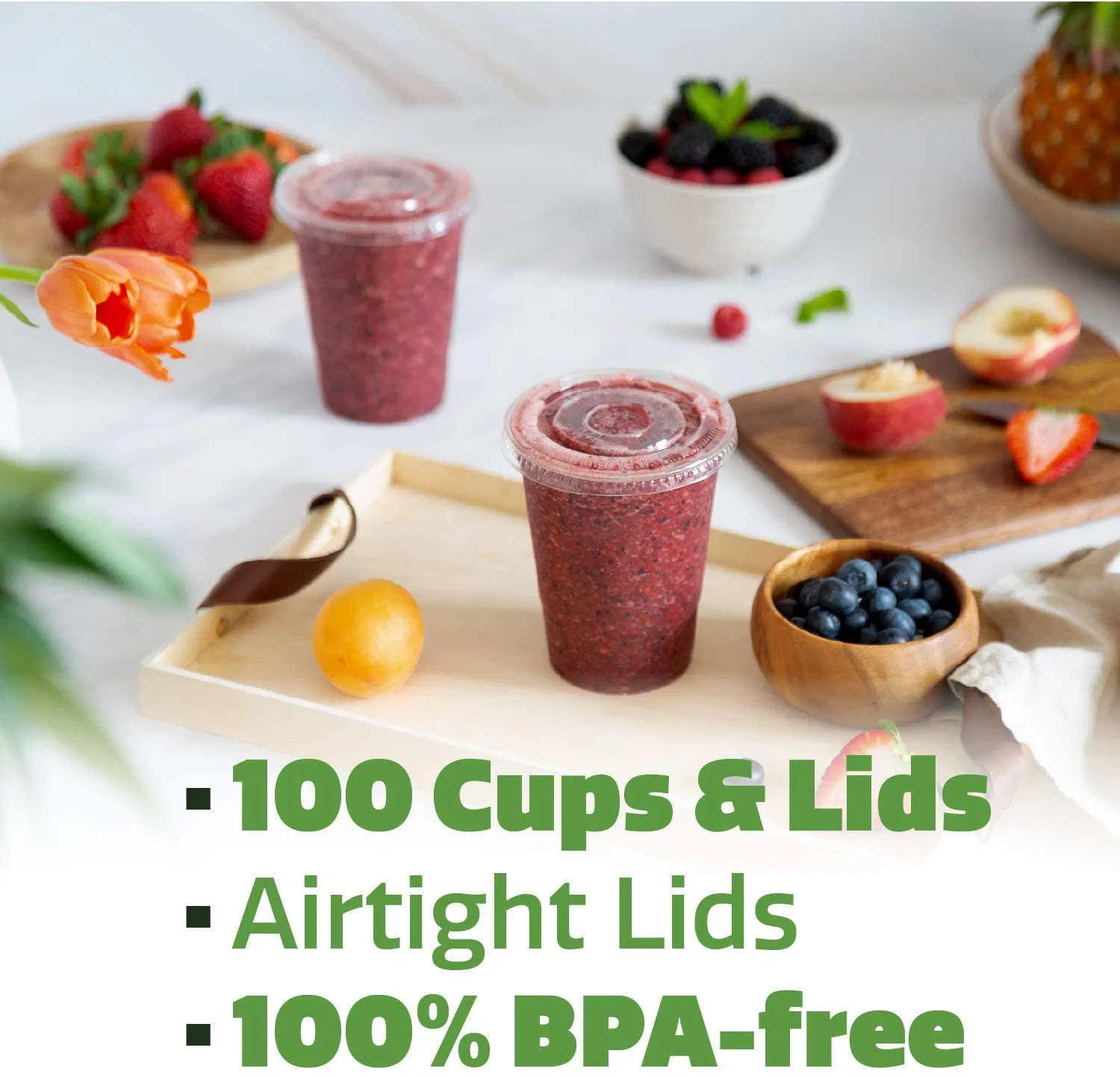 16 Oz Commercial Pet Disposable Plastic Cup with Flat Lids for Friar John Corr Fulstrength Garnheath George Dickel