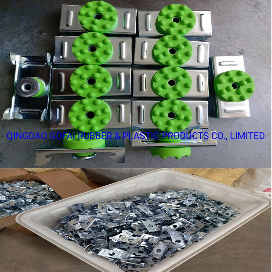 Ceiling and Wall Soundproofing Ceiling Grid Sound Isolation Clip Suspended Clip Acoustic Wall and Ceiling System