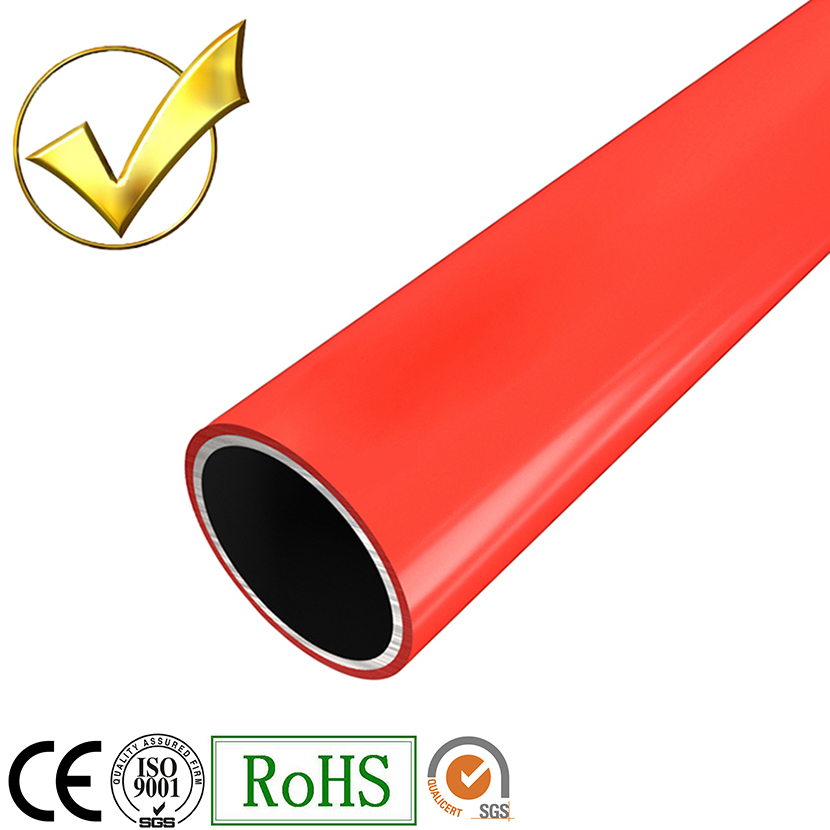 Industrial ESD Pipe Plastic Coated ABS PVC PE Coated Pipe Steel Pipe Od 28mm for Storage Rack Industrial Rack