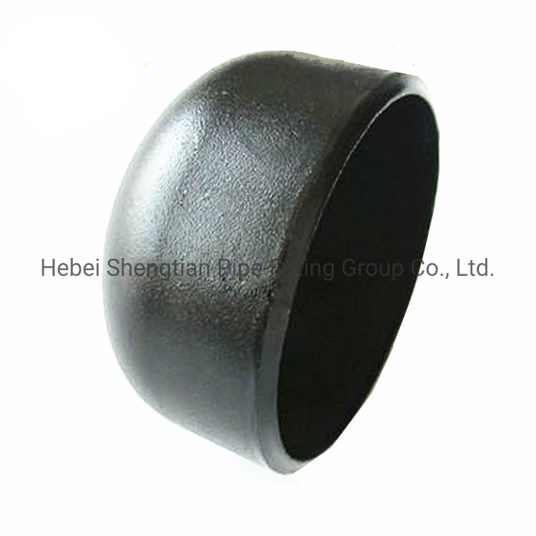 ASME B16.9 Mss Sp 75 8 Inch 4 Inch DN100 Seamless/Welded Sgp P265gh A234 Wpb Ms Mild Reducing Reducer Equal Bend Cap Tee Elbow Carbon Black Steel Pipe Cap