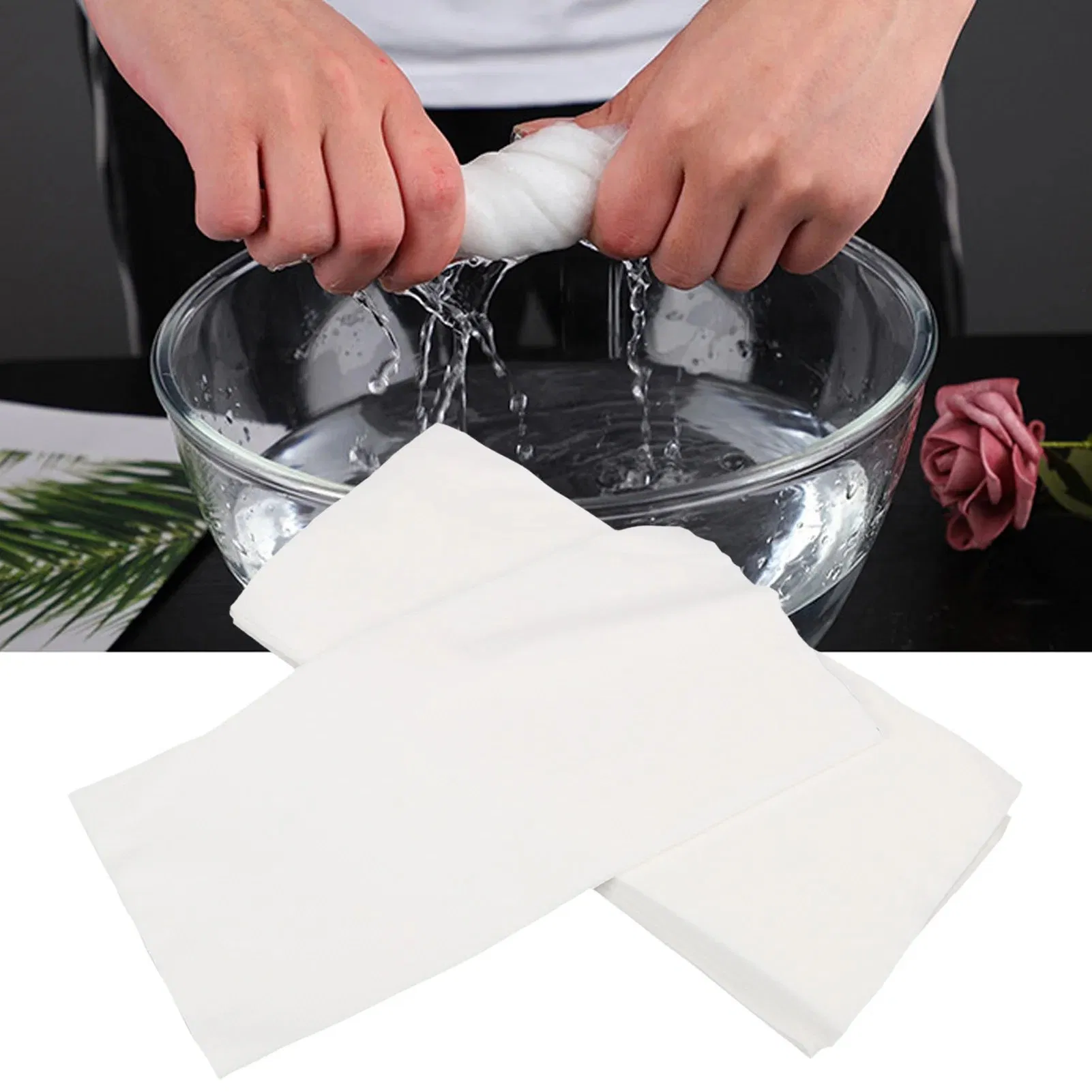 Disposable Hair and Face Towel for Quick-Dry SPA Sessions Lint-Free Salon Towel Economical Quick-Dry Salon Towel