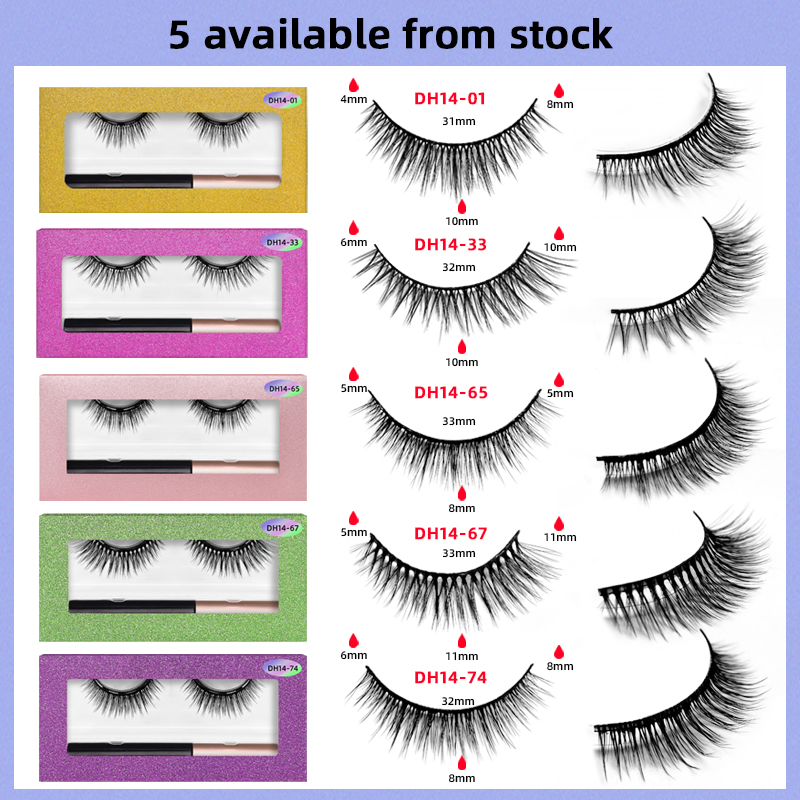 3D 5D 25mm Mink Eyelashes with Customized Logo Free Paper Packaging Box