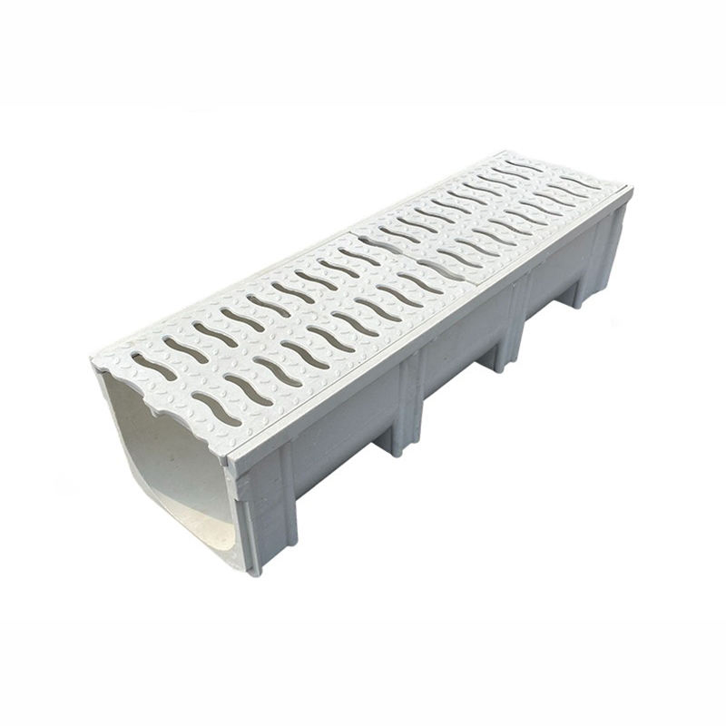 D400 Heavy Duty UV Resistant Resin Drain Channel for Outdoor Use Made of Plastic and FRP
