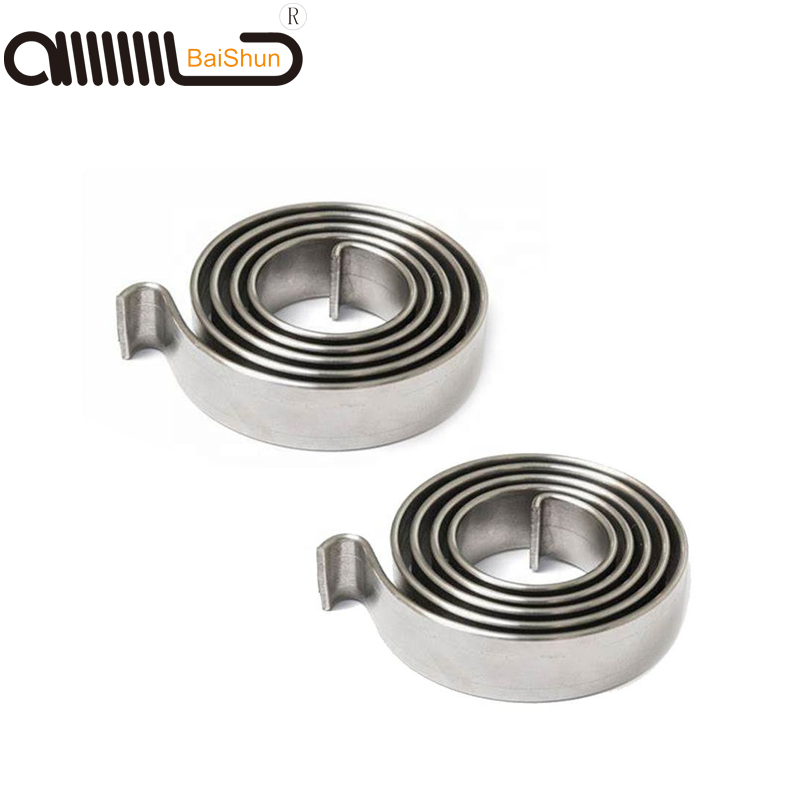 High Service Life Scroll Winding Stainless Steel Metal Coil Flat Spiral Constant Force Return Spring for Roller Mechanism