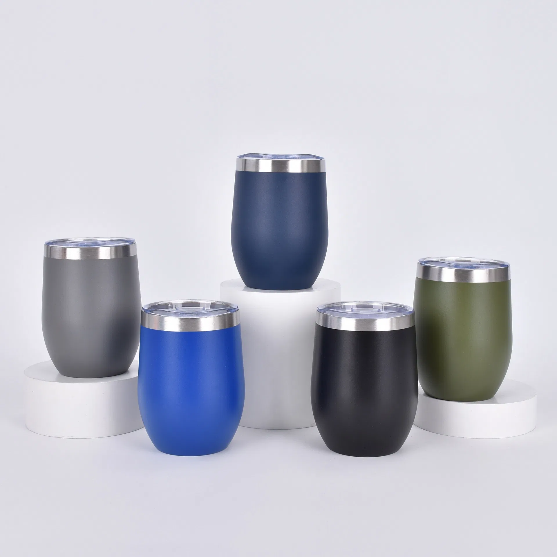 Hot Selling New Product 350ml Stainless Steel Travel Mug, with Plastic Lid