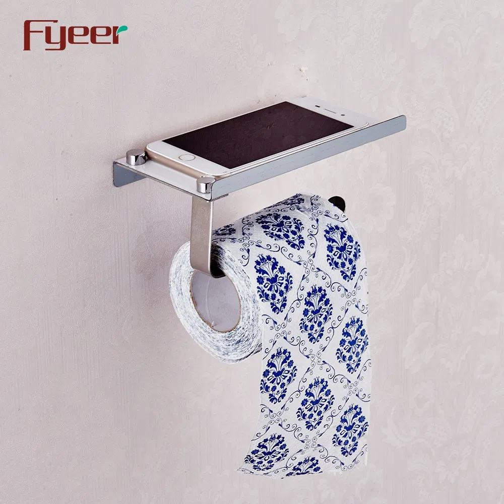 Fyeer Stainless Steel Mirror Finishing Wall Toilet Roll Holder