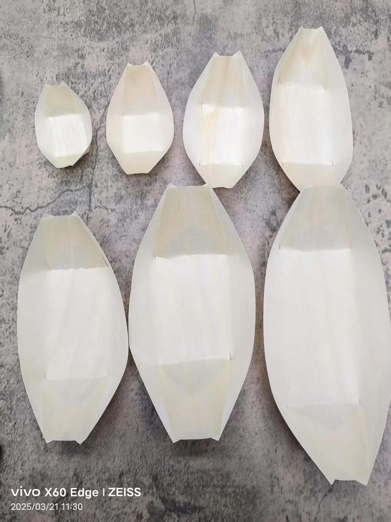 Wooden Sushi Serving Boat Disposable Wooden Boat