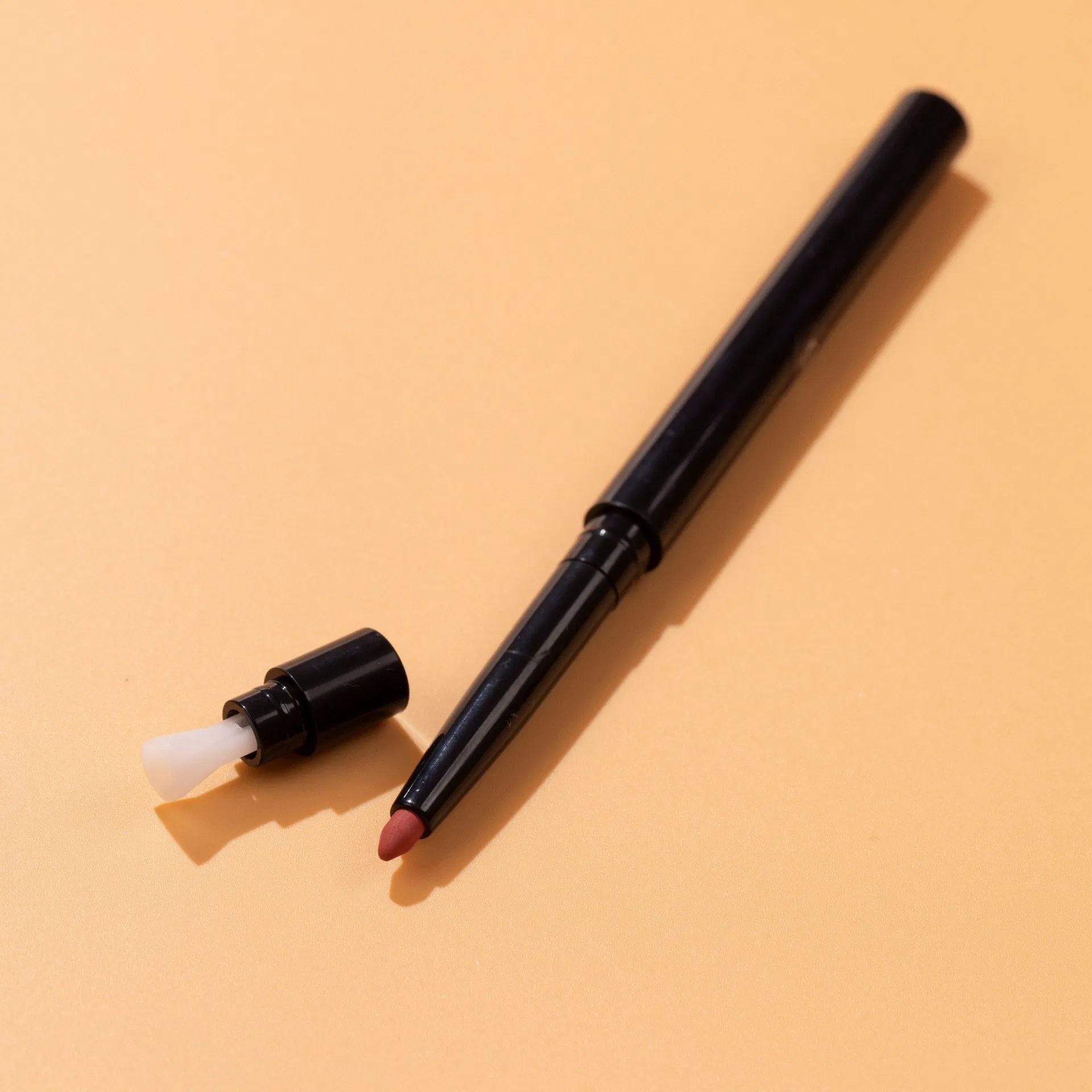 Long Lasting Dark Brown Lipliner Pencil Private Label Waterproof Vegan Cruelty Free Creamy Lip Liner