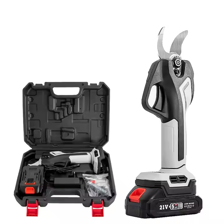 40mm Garden Tool Electric Branch Trimming Cutting Scissors Professional Telescopic Electric Pruner Cordless Pruning Shears